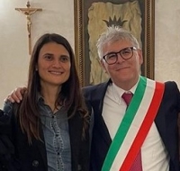 Il Sindaco Lucidi con la vice Capuccilli