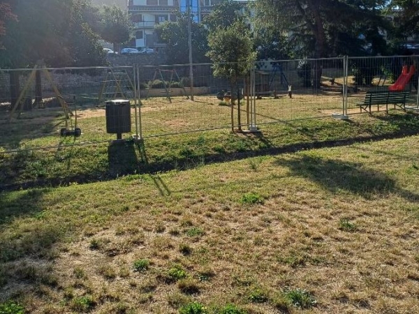 Lavori di riqualificazione area giochi al Parco della Rimembranza