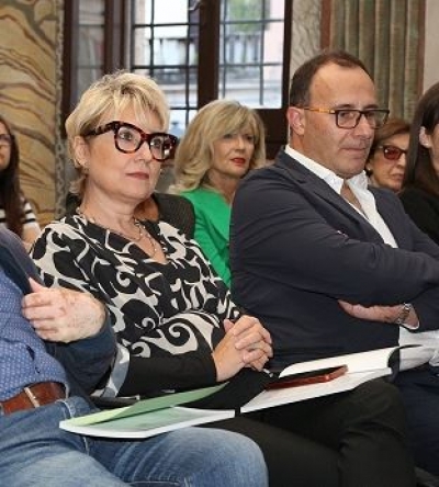 Nella foto l&#039;assessore Fernandez e il Presidente del consiglio comunale Del Duca