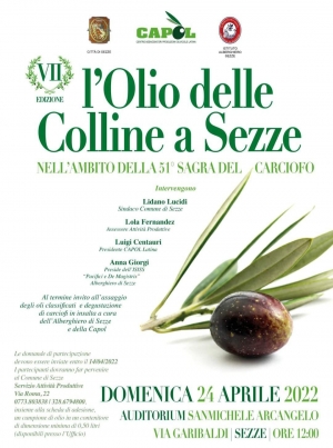 L&#039;Olio delle Colline di Sezze, la 7&#039; Edizione il giorno della Sagra