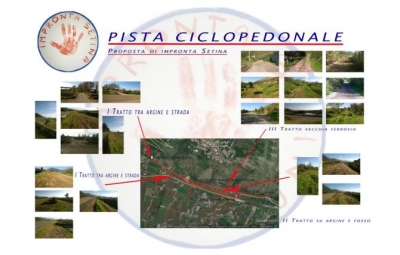 PISTA CICLOPEDONALE, IMPRONTA SETINA PRESENTA IL PROGETTO