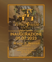 All&#039;antico frantoio. La femminuccia. Oggi l&#039;inaugurazione del risto-bistrot