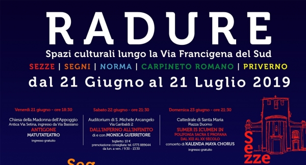 Festival Radure, proposte culturali sul territorio