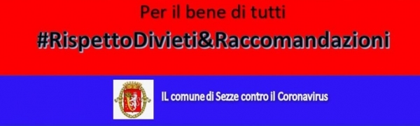 RISPETTIAMO I DIVIETI E LE RACCOMANDAZIONI CONTRO IL COVID-19